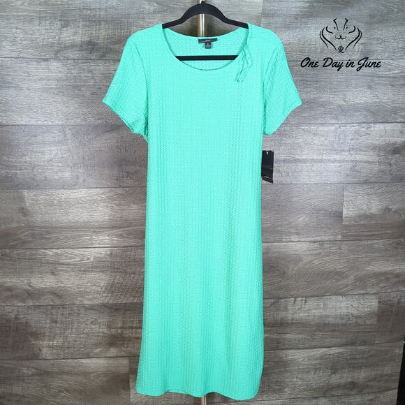 R&K Short Sleeve Textured Dress Size XL - Picture 1 of 7